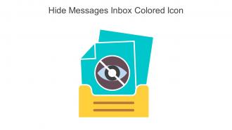 Hide Messages Inbox Colored Icon In Powerpoint Pptx Png And Editable Eps Format