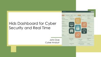 Hids Dashboard For Cyber Security And Real Time PPT Information AT