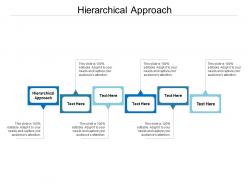 Hierarchical approach ppt powerpoint presentation infographic template skills cpb
