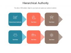 Hierarchical authority ppt powerpoint presentation summary samples cpb