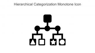 Hierarchical Categorization Monotone Icon In Powerpoint Pptx Png And Editable Eps Format