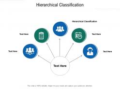 Hierarchical classification ppt powerpoint presentation inspiration file formats cpb