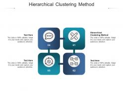 Hierarchical clustering method ppt powerpoint presentation pictures examples cpb