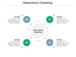 Hierarchical clustering ppt powerpoint presentation gallery background images cpb