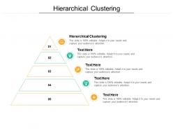 Hierarchical clustering ppt powerpoint presentation ideas layouts cpb