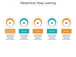 Hierarchical deep learning ppt powerpoint presentation portfolio graphics tutorials cpb
