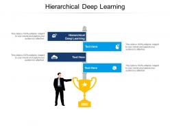 Hierarchical deep learning ppt powerpoint presentation summary skills cpb