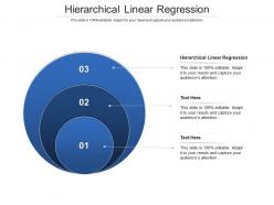Hierarchical linear regression ppt powerpoint presentation inspiration design ideas cpb