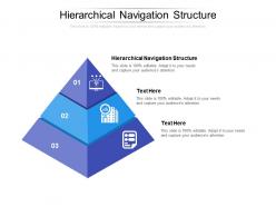 Hierarchical navigation structure ppt powerpoint presentation pictures template cpb