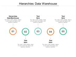 Hierarchies data warehouse ppt powerpoint presentation pictures slides cpb
