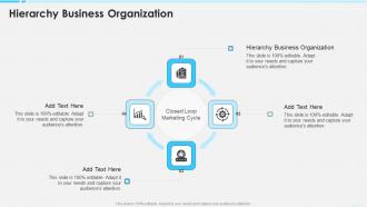 Hierarchy Business Organization In Powerpoint And Google Slides Cpb