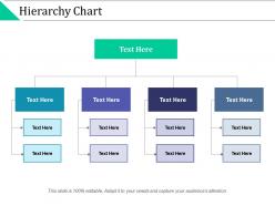 Hierarchy chart management marketing ppt powerpoint presentation slides gridlines
