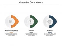 Hierarchy competence ppt powerpoint presentation ideas picture cpb