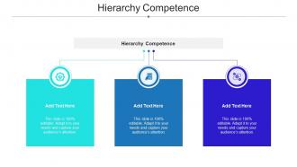 Hierarchy Competence Ppt Powerpoint Presentation Inspiration Topics Cpb