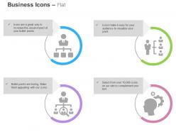 Hierarchy crm selection of right person with gears ppt icons graphics