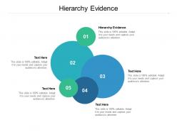 Hierarchy evidence ppt powerpoint presentation visual aids diagrams cpb