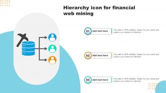 Hierarchy Icon For Financial Web Mining