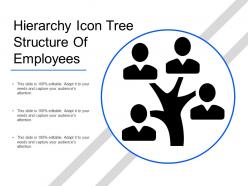 Hierarchy Icon Tree Structure Of Employees