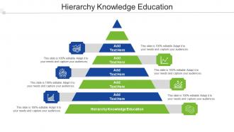 Hierarchy Knowledge Education Ppt Powerpoint Presentation Infographic Template Cpb