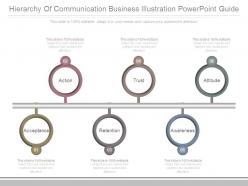 Hierarchy of communication business illustration powerpoint guide