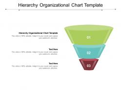 Hierarchy organizational chart template ppt powerpoint presentation graphics cpb