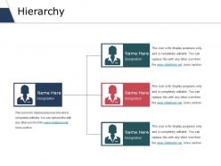 Hierarchy ppt slides graphics tutorials
