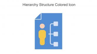 Hierarchy Structure Colored Icon In Powerpoint Pptx Png And Editable Eps Format