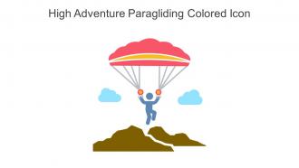 High Adventure Paragliding Colored Icon In Powerpoint Pptx Png And Editable Eps Format
