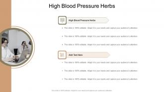 High Blood Pressure Herbs In Powerpoint And Google Slides Cpb