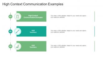 High Context Communication Examples In Powerpoint And Google Slides Cpb