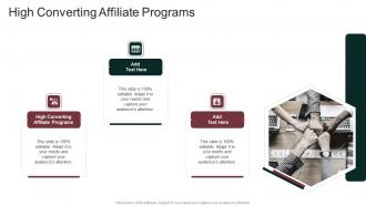 High Converting Affiliate Programs In Powerpoint And Google Slides Cpb