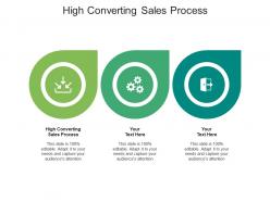 High converting sales process ppt powerpoint presentationmodel brochure cpb