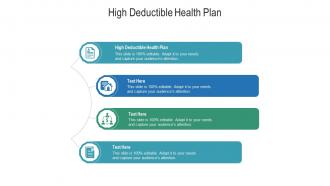 High deductible health plan ppt powerpoint presentation inspiration summary cpb