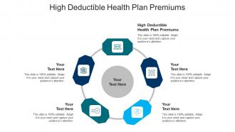 High deductible health plan premiums ppt powerpoint presentation layouts backgrounds cpb