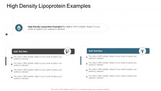 High Density Lipoprotein Examples In Powerpoint And Google Slides Cpb
