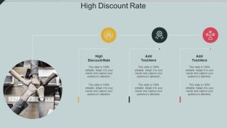 High Discount Rate In Powerpoint And Google Slides Cpb