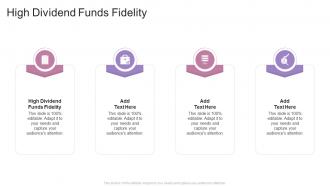 High Dividend Funds Fidelity In Powerpoint And Google Slides Cpb