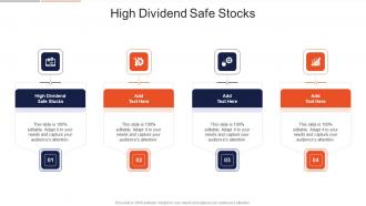 High Dividend Safe Stocks In Powerpoint And Google Slides Cpb
