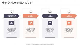 High Dividend Stocks List In Powerpoint And Google Slides Cpb