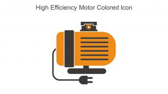 High Efficiency Motor Colored Icon In Powerpoint Pptx Png And Editable Eps Format
