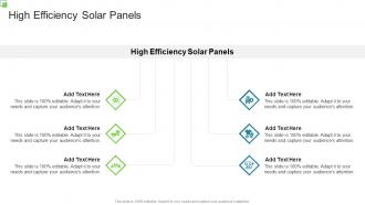 High Efficiency Solar Panels In Powerpoint And Google Slides Cpb