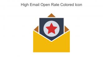 High Email Open Rate Colored Icon In Powerpoint Pptx Png And Editable Eps Format