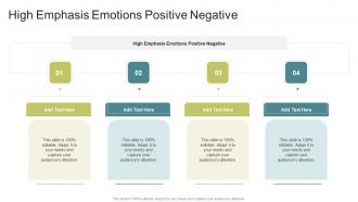 High Emphasis Emotions Positive Negative In Powerpoint And Google Slides Cpb