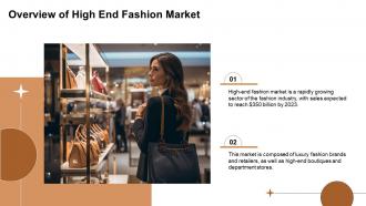 High End Fashion Buyers List powerpoint presentation and google slides ICP Analytical Colorful