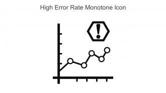 High Error Rate Monotone Icon In Powerpoint Pptx Png And Editable Eps Format