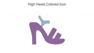 High Heels Colored Icon In Powerpoint Pptx Png And Editable Eps Format