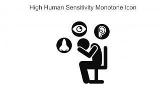High Human Sensitivity Monotone Icon In Powerpoint Pptx Png And Editable Eps Format