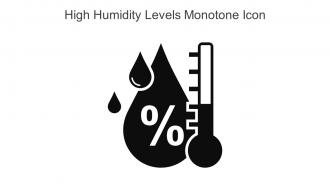 High Humidity Levels Monotone Icon In Powerpoint Pptx Png And Editable Eps Format