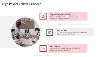 High Impact Leader Calendar In Powerpoint And Google Slides Cpb