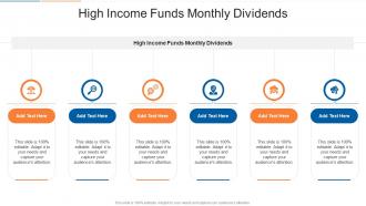 High Income Funds Monthly Dividends In Powerpoint And Google Slides Cpb
